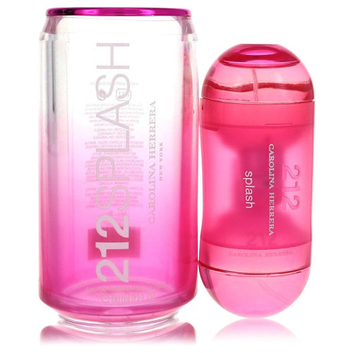 212 Splash by Carolina HerreraEau De Toilette Spray (Pink) 2 oz 2 oz / 60 ml / Alcohol, Amber, Woody, Aldehyde, Oils Women