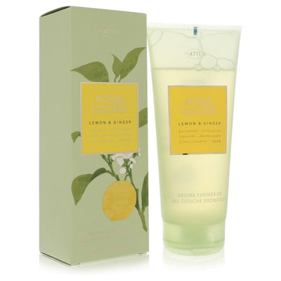 4711 ACQUA COLONIA Lemon & Ginger Shower Gel 6.8 oz Refreshing Citrus Scent for Women