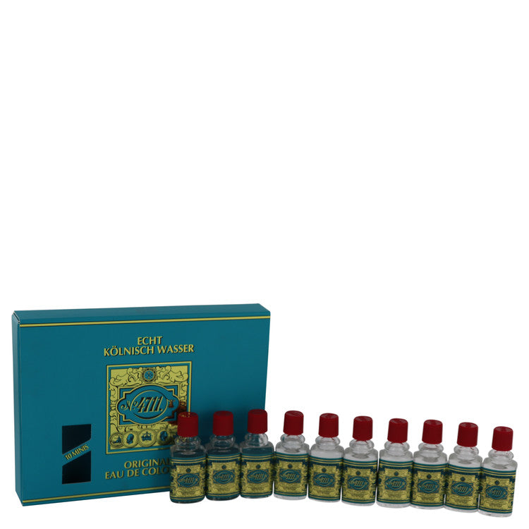4711 by 4711 - Gift Set -- Includes Ten (10) Travel size Eau De Cologne .10 oz in a gift box