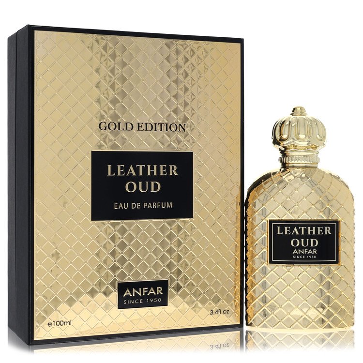 Anfar Leather Oud Gold Edition by Anfar - Eau De Parfum Spray 3.4 oz