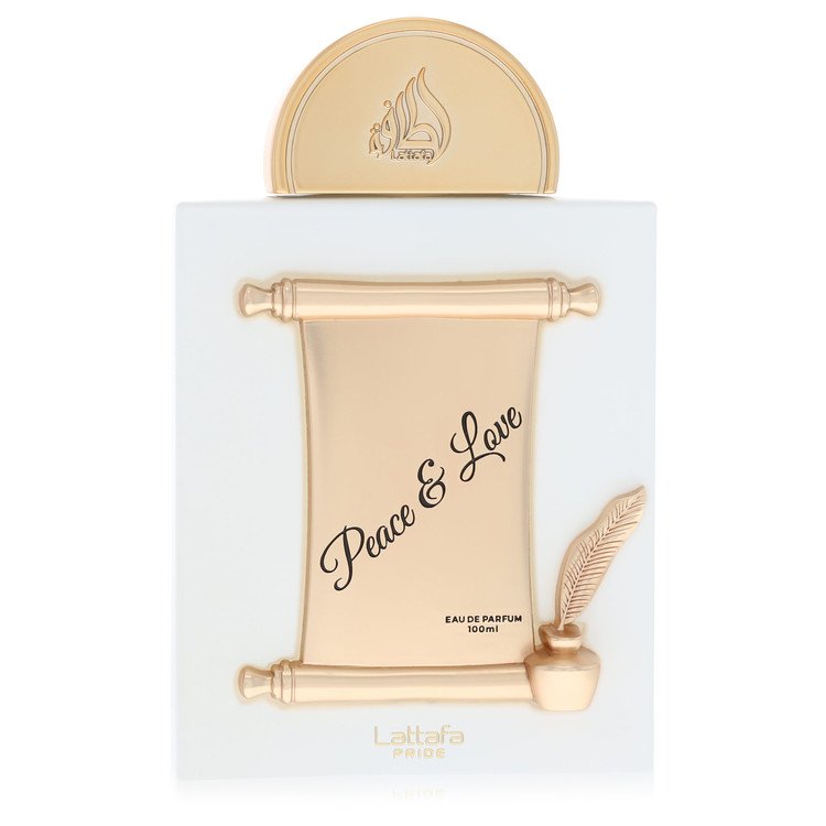 Lattafa Peace & Love by Lattafa - Eau De Parfum Spray (Unisex Unboxed) 3.4 oz