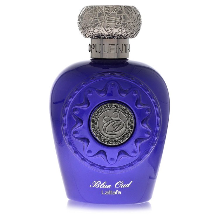 Lattafa Blue Oud by Lattafa - Eau De Parfum Spray (Unisex Unboxed) 3.4 oz