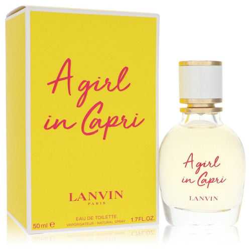 A Girl in Capri by LanvinEau De Toilette Spray 1.7 oz 1.7 oz / 50 ml / Alcohol, Amber, Woody, Aldehyde, Oils Women