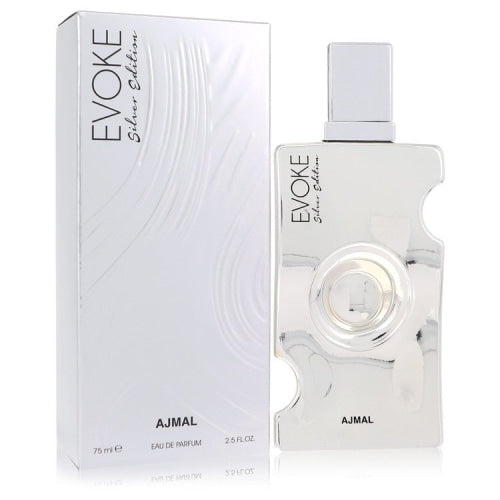 Ajmal Evoke Silver Edition by AjmalEau De Parfum Spray 2.5 oz 2.5 oz / 75 ml / Alcohol, Amber, Woody, Aldehyde, Oils Women