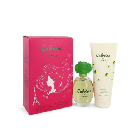 CABOTINE by Parfums Gres Gift Set -- 3.4 oz Eau De Toilette Spray + 6.7 oz Body Lotion Body Lotion