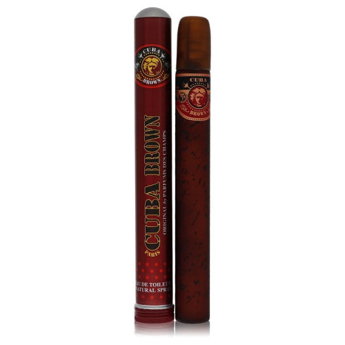 CUBA Brown by FragluxeEau De Toilette Spray 1.17 oz 1.17 oz / 35 ml / Alcohol, Amber, Woody, Aldehyde, Oils Men