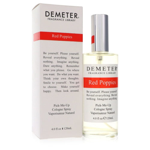 Demeter Red Poppies by DemeterCologne Spray 4 oz 4 oz / 120 ml / Alcohol, Amber, Woody, Aldehyde, Oils Women