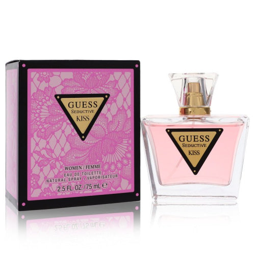 Guess Seductive Kiss by GuessEau De Toilette Spray 2.5 oz 2.5 oz / 75 ml / Alcohol, Amber, Woody, Aldehyde, Oils Women