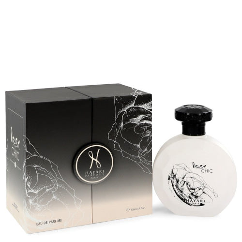 Hayari Rose Chic by HayariEau De Parfum Spray (Unisex) 3.4 oz 3.4 oz / 100 ml / Alcohol, Amber, Woody, Aldehyde, Oils Unisex