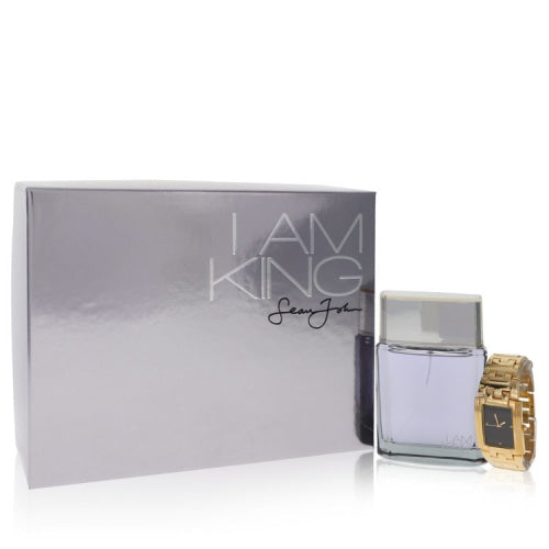 I Am King by Sean JohnGift Set -- 3.4 oz Eau De Toilette Spray + Watch 3.4 oz / 100 ml / Alcohol, Amber, Woody, Aldehyde, Oils Men