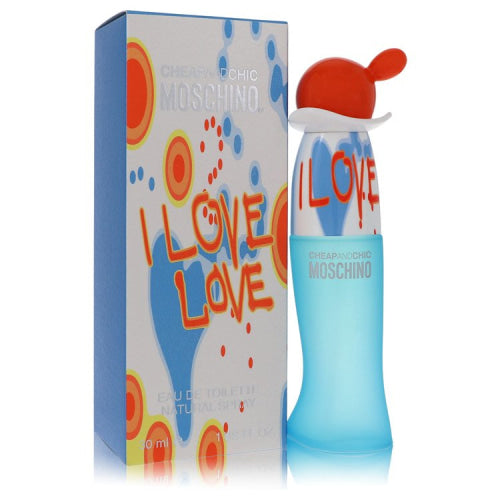 I Love Love by MoschinoEau De Toilette Spray 1 oz 1 oz / 30 ml / Alcohol, Amber, Woody, Aldehyde, Oils Women