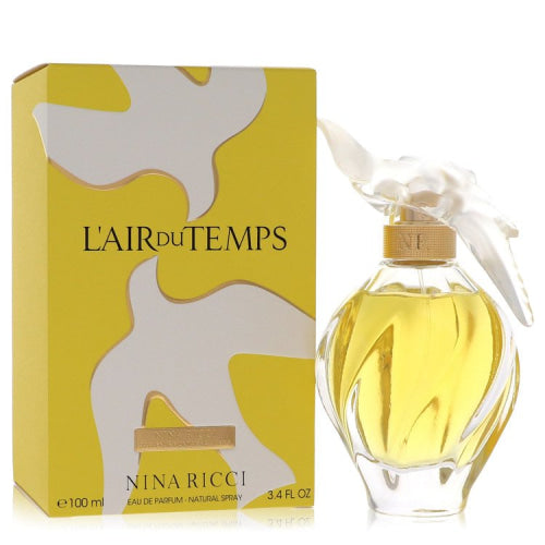 L’Air Du Temps by Nina RicciEau De Parfum Spray 3.3 oz 3.3 oz / 100 ml / Alcohol, Amber, Woody, Aldehyde, Oils Women