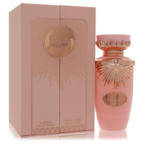 Lattafa Haya by LattafaEau De Parfum Spray 3.4 oz 3.4 oz / 100 ml / Alcohol, Amber, Woody, Aldehyde, Oils Women