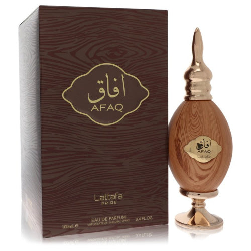 Lattafa Pride Afaq Gold by LattafaEau De Parfum Spray (Unisex) 3.4 oz 3.4 oz / 100 ml / Alcohol, Amber, Woody, Aldehyde, Oils Unisex