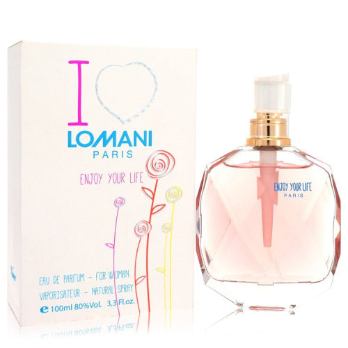 Lomani Enjoy Your Life by LomaniEau De Parfum Spray 3.4 oz 3.4 oz / 100 ml / Alcohol, Amber, Woody, Aldehyde, Oils Women