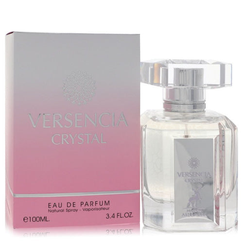Maison Alhambra Versencia Crystal by Maison AlhambraEau De Parfum Spray 3.4 oz 3.4 oz / 100 ml / Alcohol, Amber, Woody, Aldehyde, Oils Women