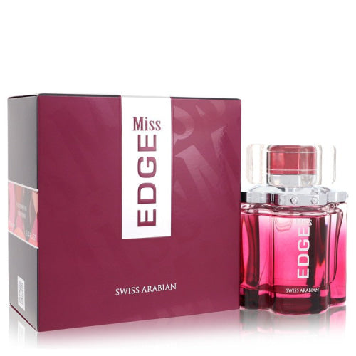 Miss Edge by Swiss ArabianEau De Parfum Spray 3.4 oz 3.4 oz / 100 ml / Alcohol, Amber, Woody, Aldehyde, Oils Women