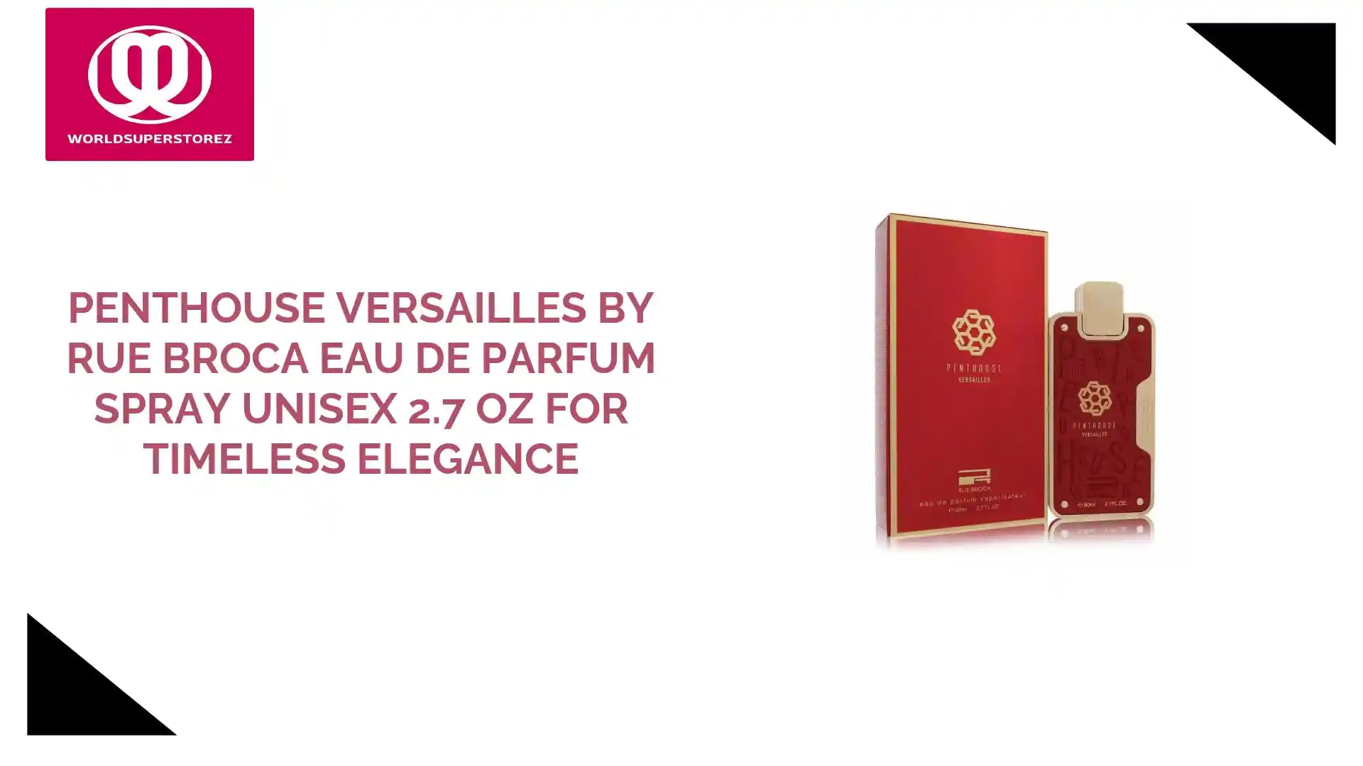 Penthouse Versailles by Rue Broca Eau De Parfum Spray Unisex 2.7 oz for Timeless Elegance by@Outfy