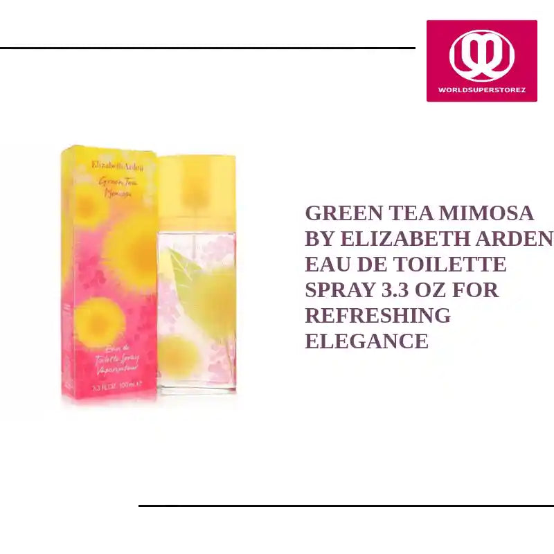 Green Tea Mimosa by Elizabeth Arden Eau De Toilette Spray 3.3 oz for Refreshing Elegance by@Outfy