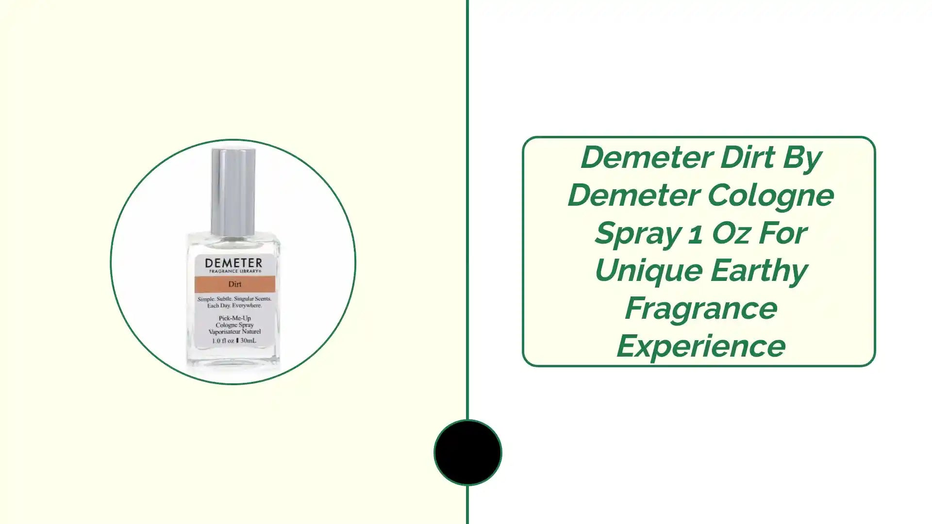 Demeter Dirt by Demeter Cologne Spray 1 oz for Unique Earthy Fragrance Experience by@Outfy