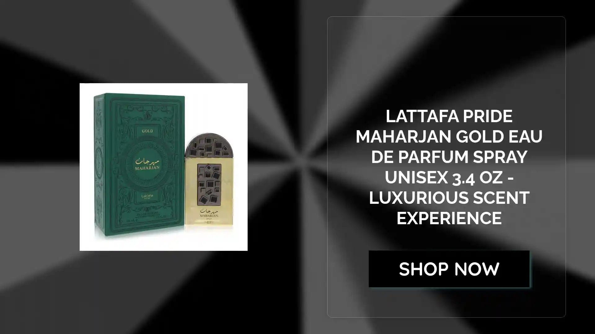 Lattafa Pride Maharjan Gold Eau De Parfum Spray Unisex 3.4 oz - Luxurious Scent Experience by@Outfy