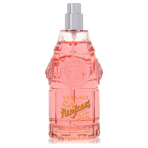 Red Jeans by VersaceEau De Toilette Spray (Tester) 2.5 oz 2.5 oz / 75 ml / Alcohol, Amber, Woody, Aldehyde, Oils Women