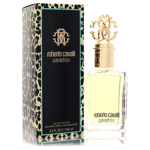 Roberto Cavalli Paradiso by Roberto CavalliEau De Parfum Spray 3.4 oz 3.4 oz / 100 ml / Alcohol, Amber, Woody, Aldehyde, Oils Women