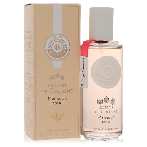 Roger & Gallet Magnolia Folie by Roger & GalletExtrait De Cologne Spray (Unisex) 3.3 oz 3.3 oz / 100 ml / Alcohol, Amber, Woody, Aldehyde,
