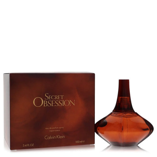 Secret Obsession by Calvin KleinEau De Parfum Spray 3.4 oz 3.4 oz / 100 ml / Alcohol, Amber, Woody, Aldehyde, Oils Women
