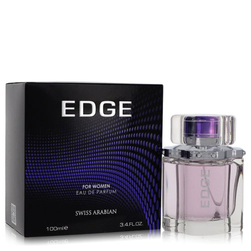 Swiss Arabian Edge by Swiss ArabianEau De Parfum Spray 3.4 oz 3.4 oz / 100 ml / Alcohol, Amber, Woody, Aldehyde, Oils Women