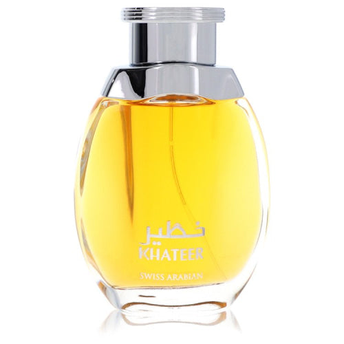 Swiss Arabian Khateer by Swiss ArabianEau De Parfum Spray (Tester) 3.4 oz 3.4 oz / 100 ml / Alcohol, Amber, Woody, Aldehyde, Oils Men