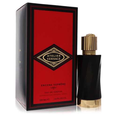 Versace Atelier Encens Supreme by VersaceEau De Parfum Spray (Unisex) 3.4 oz 3.4 oz / 100 ml / Alcohol, Amber, Woody, Aldehyde, Oils Unisex