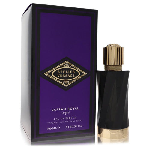 Versace Atelier Safran Royal by VersaceEau De Parfum Spray (Unisex) 3.4 oz 3.4 oz / 100 ml / Alcohol, Amber, Woody, Aldehyde, Oils Unisex