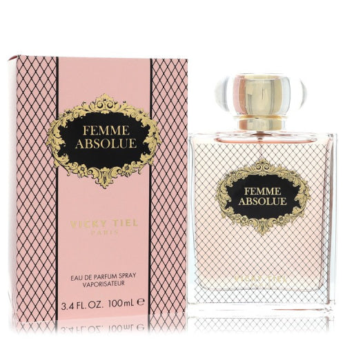 Vicky Tiel Femme Absolue by Vicky TielEau De Parfum Spray 3.4 oz 3.4 oz / 100 ml / Alcohol, Amber, Woody, Aldehyde, Oils Women