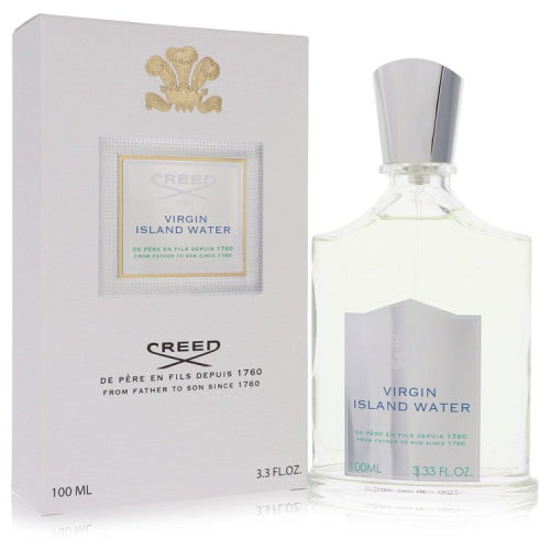 Virgin Island Water by CreedEau De Parfum Spray (Unisex) 3.4 oz 3.4 oz / 100 ml / Alcohol, Amber, Woody, Aldehyde, Oils Unisex