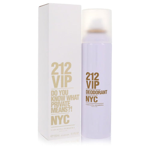 212 Vip by Carolina HerreraDeodorant Spray 5 oz 5 oz / 150 ml / Alcohol, Amber, Woody, Aldehyde, Oils Women
