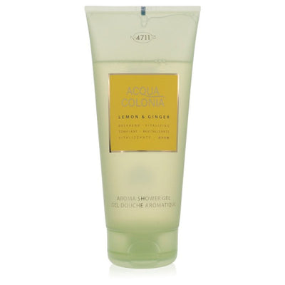 4711 ACQUA COLONIA Lemon & Ginger Shower Gel 6.8 oz Refreshing Citrus Scent for Women