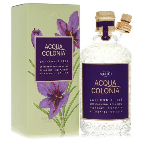 4711 Acqua Colonia Saffron & Iris by 4711Eau De Cologne Spray 5.7 oz 5.7 oz / 169 ml / Alcohol, Amber, Woody, Aldehyde, Oils Women