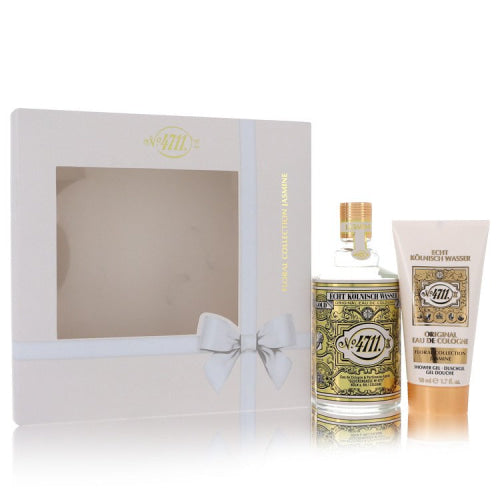 4711 Floral Collection Jasmine by 4711Gift Set (Unisex) -- 3.4 oz Cologne Spray + 1.7 oz Shower Gel -- / -- / Alcohol, Amber, Woody,