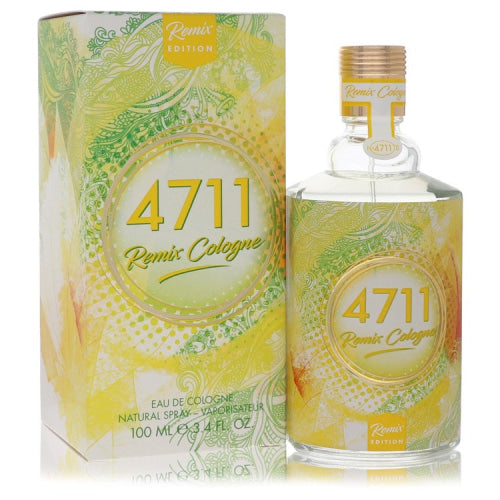 4711 Remix by 4711Eau De Cologne Spray (Unisex 2020) 3.4 oz 3.4 oz / 100 ml / Alcohol, Amber, Woody, Aldehyde, Oils Unisex