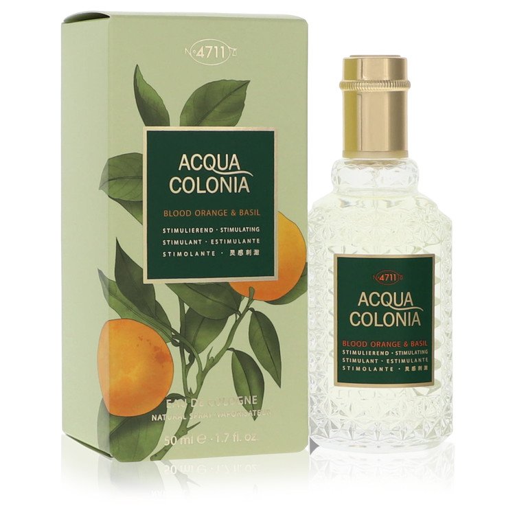 4711 Acqua Colonia Blood Orange & Basil by 4711 - Eau De Cologne Spray (Unisex) 1.7 oz