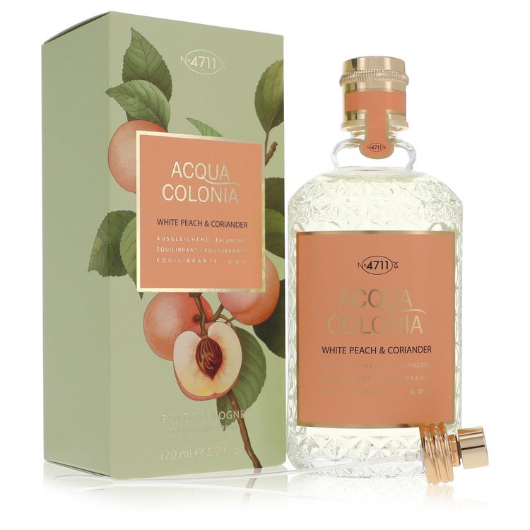 4711 Acqua Colonia White Peach & Coriander by 4711Eau De Cologne Spray (Unisex) 5.7 oz