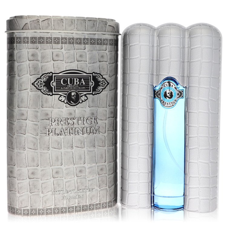 Cuba Prestige Platinum by Fragluxe - Eau De Toilette Spray 1.17 oz