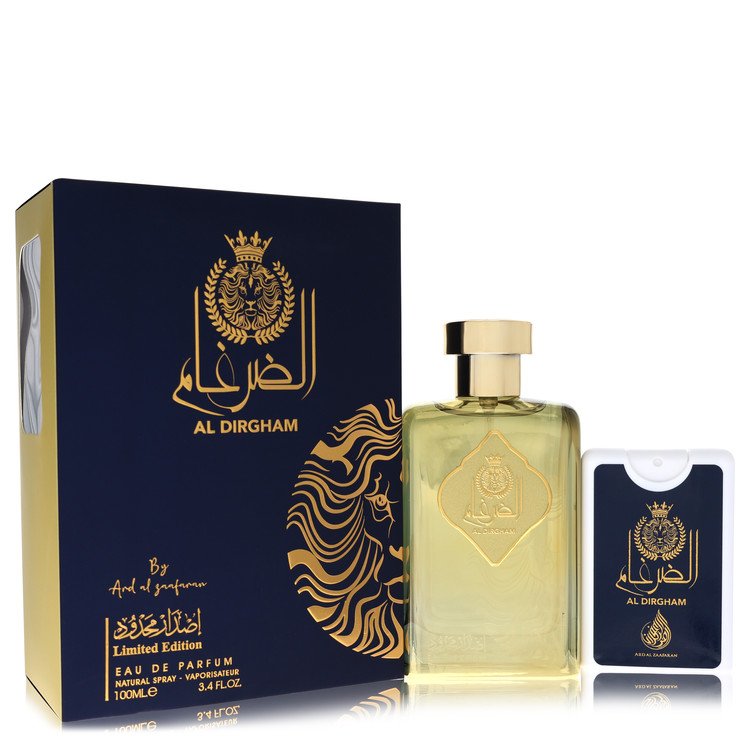 Ard Al Zaafaran Al Dirgham by Al Zaafaran - Eau De Parfum Spray +.65 Mini EDP Spray (Limited Edition Unisex) 3.4 oz