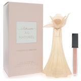 Christian Siriano Au Naturel by Christian Siriano - Eau De Parfum Spray + 0.21 oz Nude Lip Gloss 3.4 oz