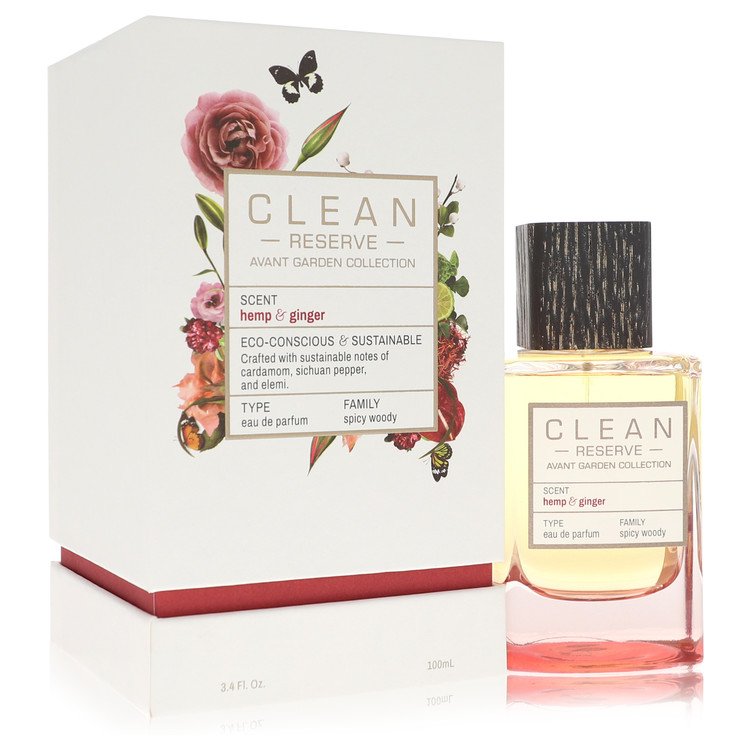 Clean Reserve Hemp & Ginger by Clean - Eau De Parfum Spray (Unisex) 3.4 oz
