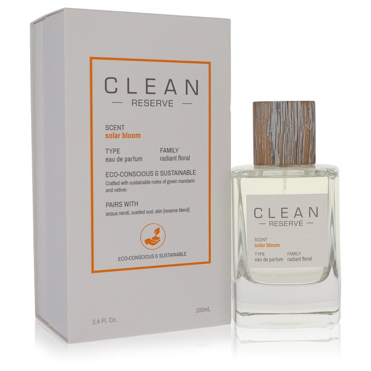 Clean Reserve Solar Bloom by Clean - Eau De Parfum Spray (Unisex) 3.4 oz