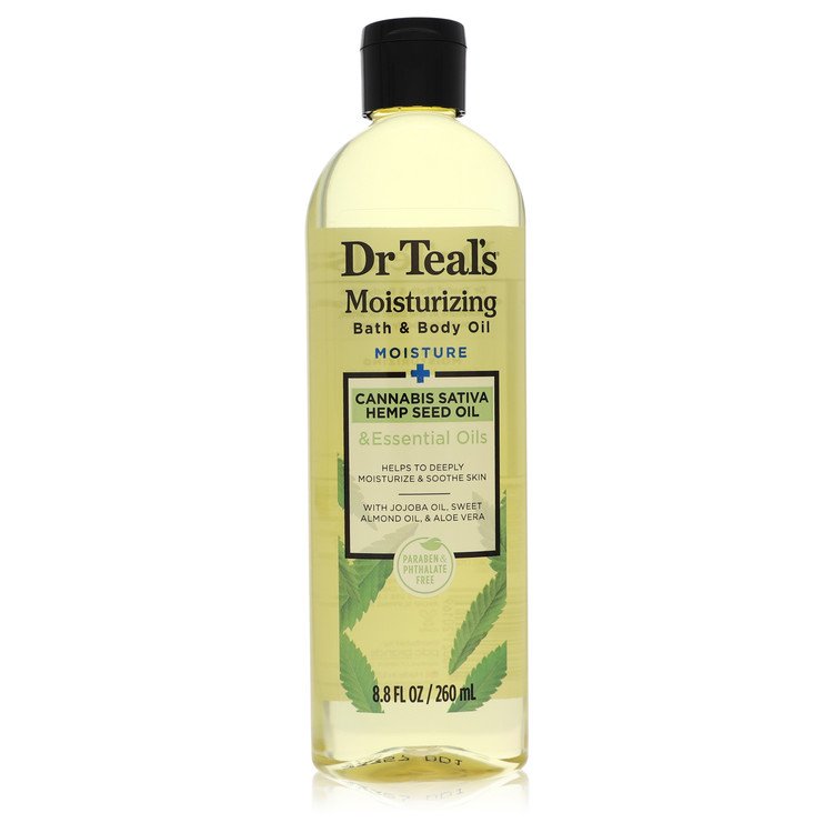 Dr Teal's Feuchtigkeitsspendendes Bade- und Körperöl von Dr Teal'sCannabis Sativa Hanfsamenöl 8,8 oz