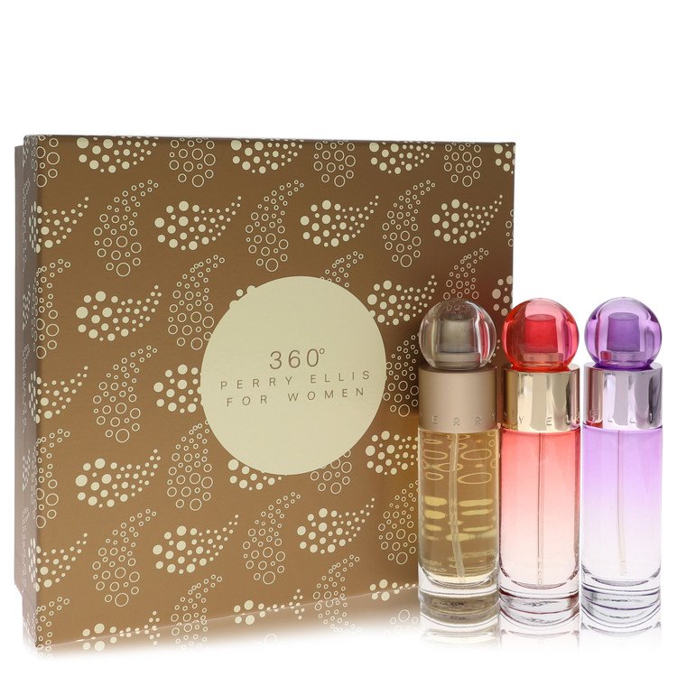 perry ellis 360 von Perry EllisGeschenkset -- 1 oz Perry Ellis 360 EDT Spray + 1 oz Perry Ellis 360 Coral EDP Spray + 1 oz Perry Ellis 360 Purple EDP Spray