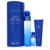 Perry Ellis 360 Very Blue von Perry EllisGeschenkset – 3,4 oz Eau de Toilette Spray + 0,25 oz Mini EDT Spray + 3 oz Duschgel